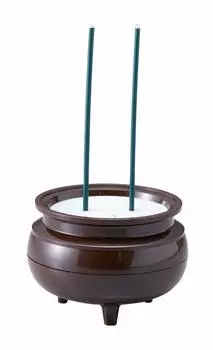Asahi Denki Kasei Brown Automatic Off Safe Incense Made in Japan (Medium 2-stick Incense) ASE-4211 коричневый