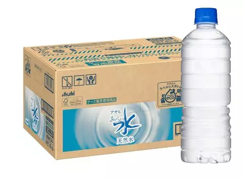 Asahi Drinks Delicious Water Натуральная вода Бутылка без этикетки ПЭТ 600 мл x 24 бутылки