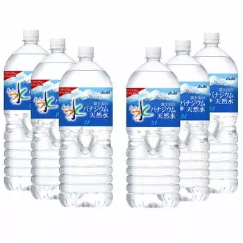 Asahi Drinks Delicious Water Натуральная вода Fuji Vanadium 2 л x 6 бутылок Mt.