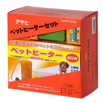 Asahi Kodenki Kogyo Asahi Pet Heater Set 60W Тип Pet Heater Set 60W Тип