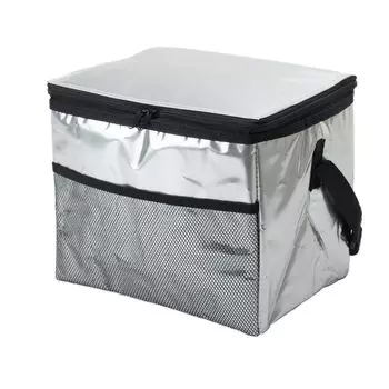 Asahi Koyo Cold Soft Cooler Can Hold 19 500ml PET Includes Ice Pack 1 Piece Bag, Bag, 18L, Aluminum, Bottles, Pocket, Small, Folding,