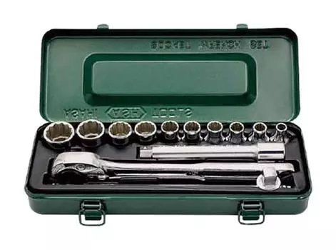 Asahi Metal Industry Socket Wrench Set VO4101 13 points 1 set серебряный