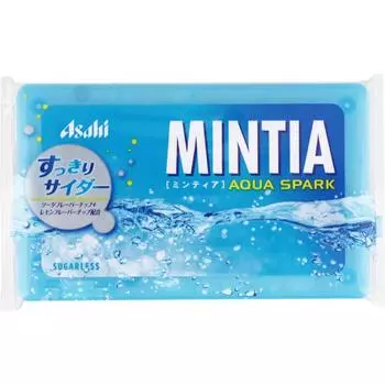Asahi Mintia Aqua Spark 50 зерен Здоровые конфеты/конфеты/жевательные резинки Mintia 1 set