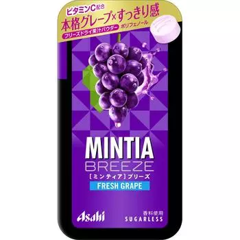 Asahi Mintia Breeze Fresh Grape 30 капсул Health candy/конфеты/жевательные конфеты Mintia 1 set