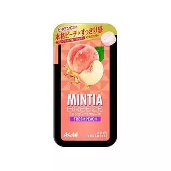 Asahi Mintia Breeze Fresh Peach 30 grains Product FeaturesLarge tablets with a fresh peach flavor.P Product FeaturesLarge tablets with a fresh peach f 1