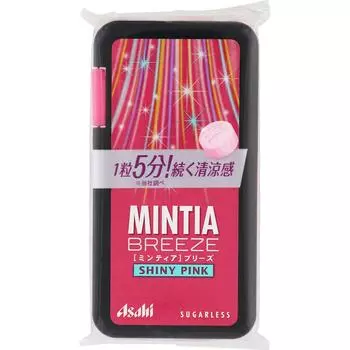 Asahi Mintia Breeze Shiny Pink 30 капсул Health candy/конфеты/жевательные конфеты Mintia 1 set