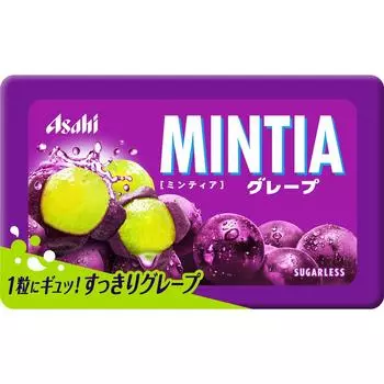 Asahi Mintia GRAPE 50 зерен Конфеты для здоровья/мармеладки/жевательные конфеты Mintia 1 set