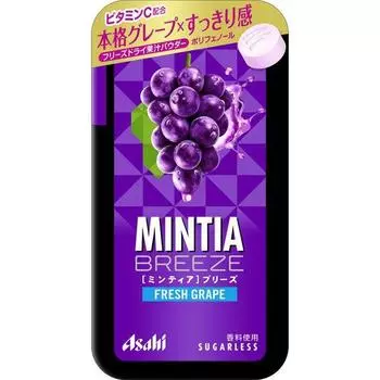 Asahi Minty Breeze Fresh Grape [soft drink].FeaturesLarge fruit mint tablets that allow you to enjo FeaturesLarge fruit mint tablets that allow you to 1