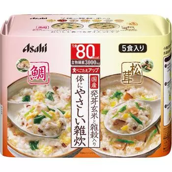 Asahi Reset Body Tai & Matsutake Mushroom Porridge 5 servings food Low-calorie foods food 1 set