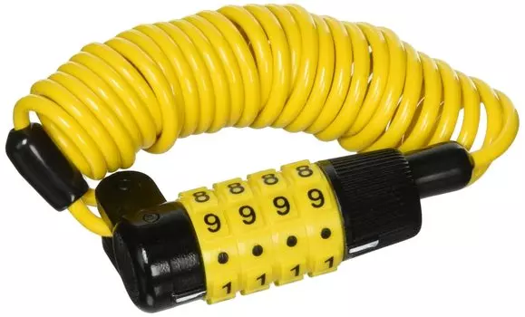 Asahi Rockstar Высокопортативный катушечный проводной замок PIN-код Тип Размер: 3.2x1650мм