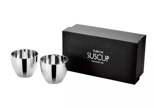 Asahi TSUBAME SUSCUP Double Cup 70ml Set of 2 Gift Package Specifications