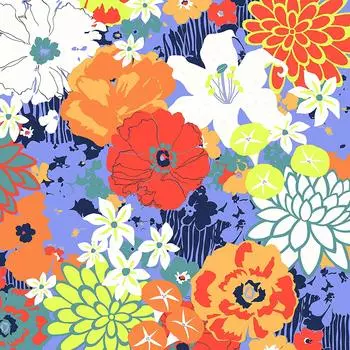 Asakura Senfu Furoshiki Approximately 96 x 96cm Asakura Senfu Super Water Repellent Furoshiki Nagare Plain Weave Hanagana -