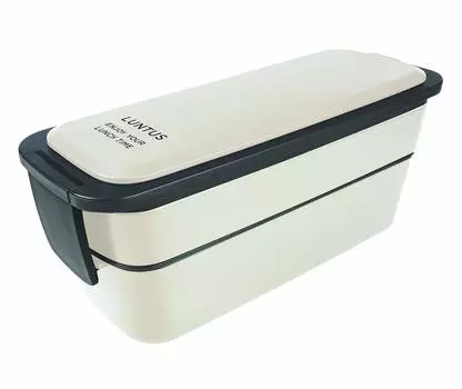 Asbel Bento Bento Lunch предотвращает появление супа из Lantus 2 Ag Ivory Box, Box, Box, Плита/Можно мыть в посудомоечной машине, Протекает, FC-T800 (с сумкой), Ярусы, Антибактериальные, белый