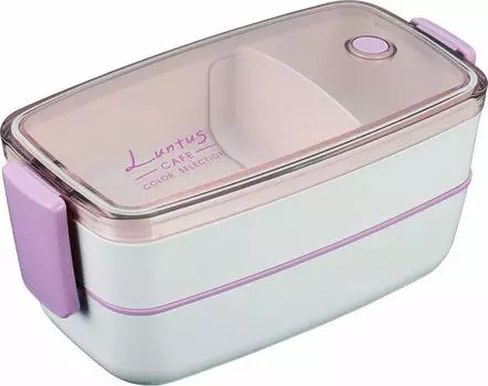 Asbel Lunch Box Bento Box C Lantus CN White 570ml 3543 SS-T570