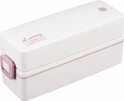 Asbel Lunch Box C Lantus White 600ml Width x Depth x Height 3541 SS-T600N 19.3cm 6.7cm 8.7cm
