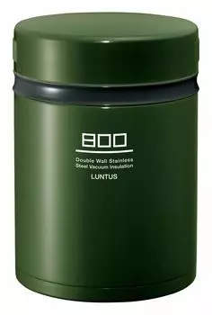 Asbel Thermal Lunch Jar Green 800ml Lantus BE Stainless Steel Insulated Lunch Box HLB-B800