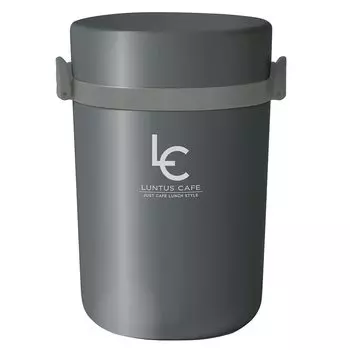 Asbel Thermal Lunch Jar Lantus B700 700ml Gray Width x Depth x Height 13.0cm 11.4cm 18.0cm