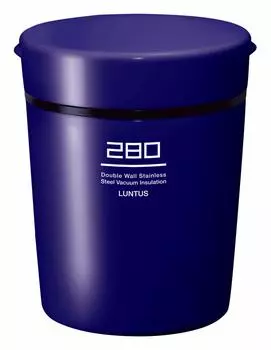 Asbel Thermal Lunch Jar Navy 280ml Lantus Stainless Steel Soup Bottle Thermal/Cold HLB-S280