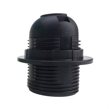 ASCELINA 10pcs/lot E27 lamp holder black vintage lamp base led fitting e27 socket lamp accessories Chandelier Base lamp Socket