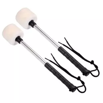 Asdays Bass Drum Mallet Drumstick Drumstick ударный инструмент нескользящий большой тайко оркестр марширующий набор из 2 шт.