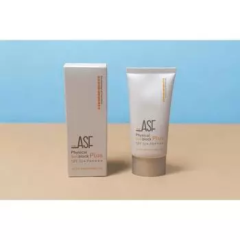 ASF Sun Cream Physical Sun Block Plus 60 г SPF50+ Только для дерматологического использования, 60 г, 1 шт.