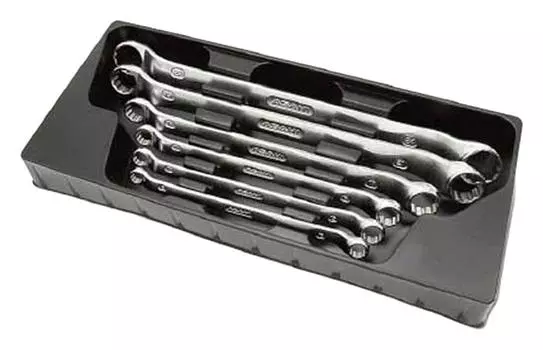 ASH Revowave box wrench 6 piece set OLS060 double-ended 8X10-22X24