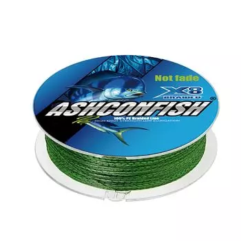 Ashconfish PE Рыболовный Полиэтиленовый Рыболовный 300м Зеленый Черный Леска, Леска, X8, (Размеры 1, 1.2, 1.5, 2, 2.5, 3, 3.5, 4, 5, 6, 7, 8, 9, 10), &