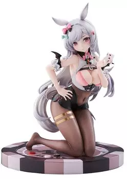 Ashige-chan Lucky Dealer версия. Пластиковая покрашенная готовая фигурка в масштабе 1/7 серебряный