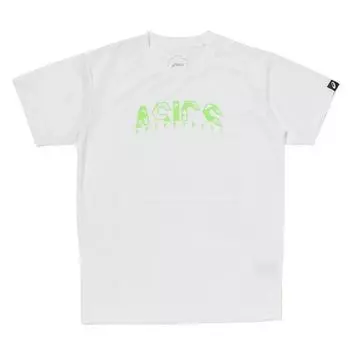 Asics 2064a082.100 Ярко-белый с коротким рукавом 140