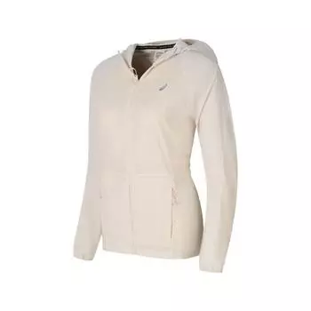 Asics Actibreeze Удобная дышащая куртка с длинным рукавом с капюшоном Женские куртки Береза-Белый 2012D076-200 M