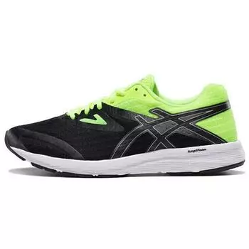 ASICS Amplica Black Safety Yellow Men Sneakers Silver T825N-9093