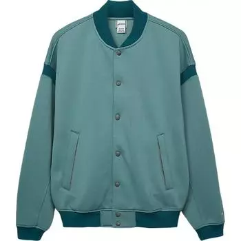 Asics Aw24 Knit Varsity Sportstyle Series Single-Breasted Casual Sports Comfortable Long Sleeve Jacket Unisex Jacket Aqua 2203A284-300 M