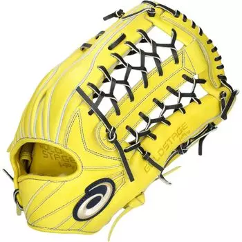 asics Baseball Rigid Glove GOLDSTAGE Outfielder 3121B267 751 RH I-PRO (P Gold/Black)