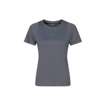 Asics Breathable Comfortable Round Neck Short Sleeve T-Shirt Women tops Dark-Gray 2032C917-020 M