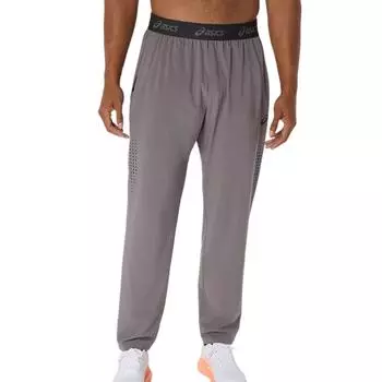 Asics Breathable Quick-Drying Comfortable Fashionable Knitted Sports Pants Men bottoms Gray 2031E887-022 XL