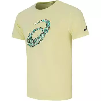 Asics Breathable Round Neck Comfortable Sports Short Sleeve T-Shirt Men Tops Yellow 2031F152-750 2XL