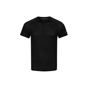 Asics Comfortable Moisture-Wicking Breathable Short Sleeve T-Shirt Men Tops Black 2031D786-001 M