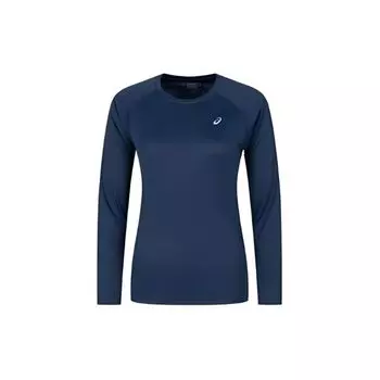 Asics Comfortable Soft Long Sleeve T-Shirt Women Tops Navy-Blue 2012D025-405
