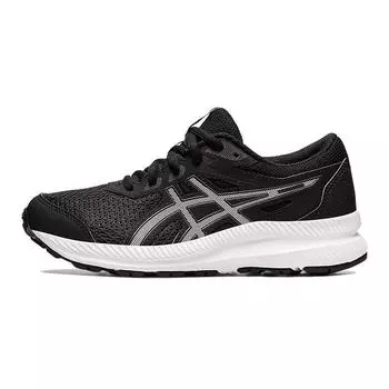 Asics Contend 8 GS черные белые детские кроссовки 1014A259-002 36