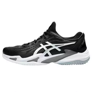 Asics Court FF 3 Low Top Tennis Shoes Men s Black White 41.5