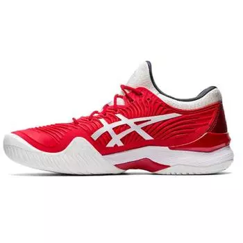 ASICS Court FF Novak French Open - Классические красные мужские кроссовки белые 1041A089-603