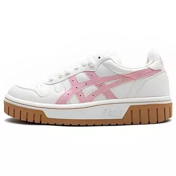 Asics Court MZ Slip Resistant Cushioning Wear Resistant Low Top Kids Skateboarding Shoes White Pink Teenagers 37