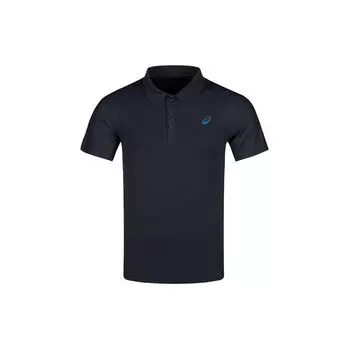 Asics D.Fresh Outdoor Casual Sports UV Resistant Polo Short Sleeve T-Shirt Men Tops Black Gray 2031E120-001 M