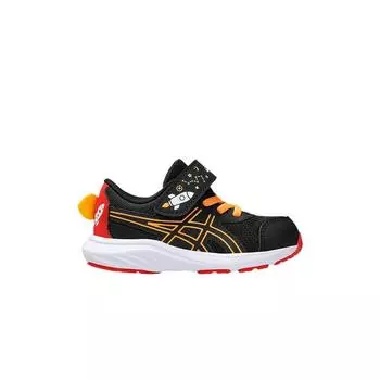 Asics Детские кроссовки Contend 9 TS School Yard Black Orange Pop 1014A365-001 19.5