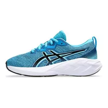 Asics Детские кроссовки Novablast 4 GS Digital Aqua Синие Черные 1014A317-402 35.5