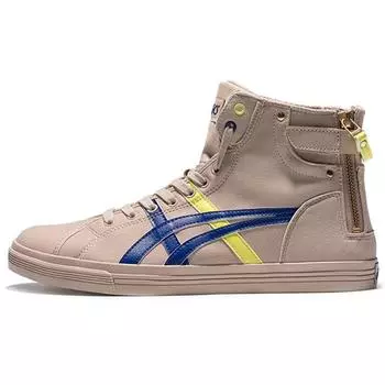 Asics Double Clutch Light Brown/Blue Fleece High Board Shoe 39.5
