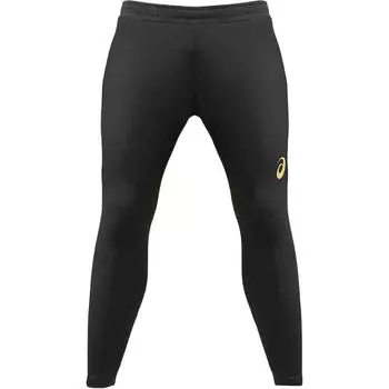 Asics Elite Professional Training Competition High Elastic Knitted Quick-Dry Sports Long Pants Men Pants Black 2013A159-001 XS