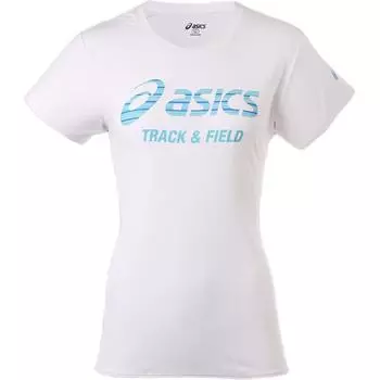 Asics Elite Professional Training Женская беговая футболка с коротким рукавом, быстросохнущая, женские топы, белая XT6383-01D S