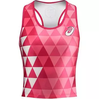 Asics Elite Quick-Dry Split Competition Comfortable Logo Pullover Vest Women Tops Pink 2012C713-600 XS