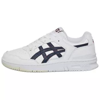 Asics EX89 Cushioning Wear Resistant Low Top Running Shoes Unisex White Black 44